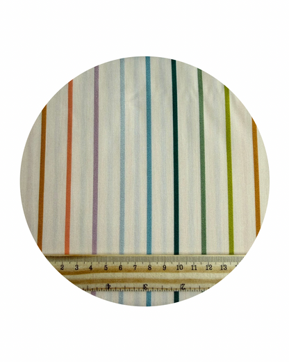 TINY STRIPE PEARL - SLOW SUMMER COLLECTION - ART GALLERY FABRICS 100% PREMIUM COTTON