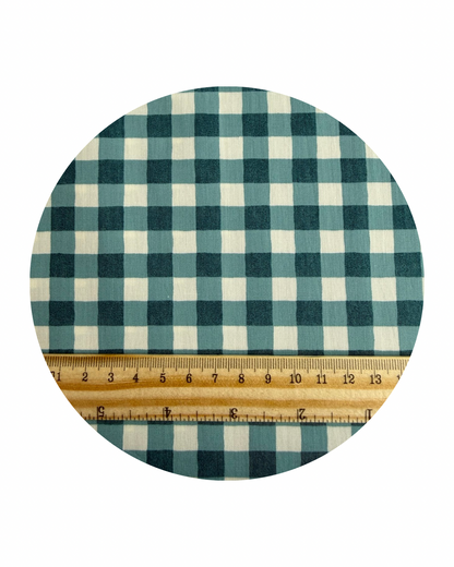 SMALL PLAID OF MY DREAMS SPRUCE - STORYTELLER COLLECTION - ART GALLERY FABRICS 100% PREMIUM COTTON