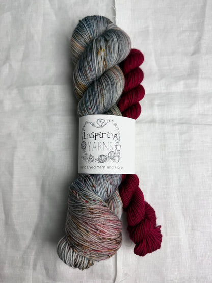 WINTER BERRY - MERINO SMOOTH SOCK 120G SOCK SET