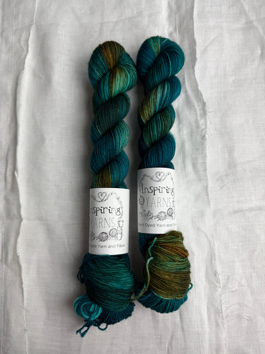 KINGFISHER - MERINO SMOOTH SOCK 50G