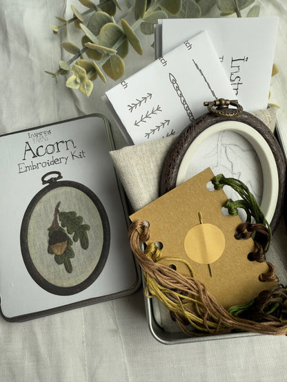 ACORN - INSPIRING YARNS MINI EMBROIDERY KIT