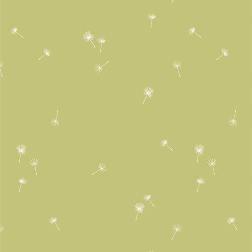 DANCING DANDELIONS - FRESH LINEN COLLECTION - ART GALLERY FABRICS 100% PREMIUM COTTON