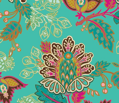 EXOTIC FLORA - MARRAKESH FUSION COLLECTION - ART GALLERY FABRICS 100% PREMIUM COTTON