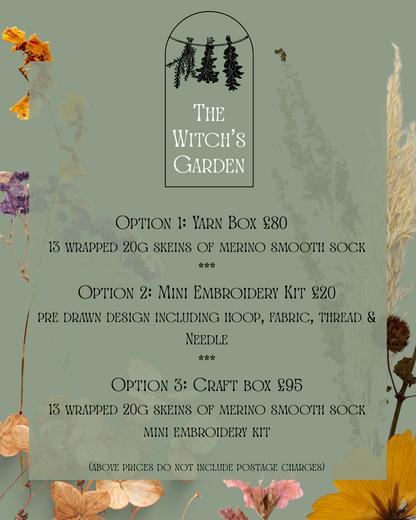 The Witch's Garden Halloween Craft Box