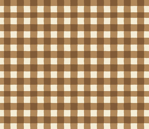 SMALL PLAID OF MY DREAMS CARAMEL - STORYTELLER COLLECTION - ART GALLERY FABRICS 100% PREMIUM COTTON