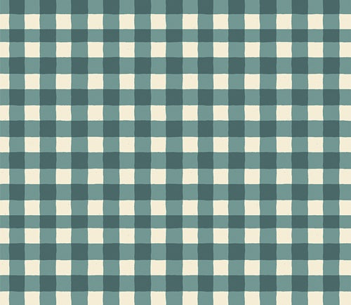 SMALL PLAID OF MY DREAMS SPRUCE - STORYTELLER COLLECTION - ART GALLERY FABRICS 100% PREMIUM COTTON
