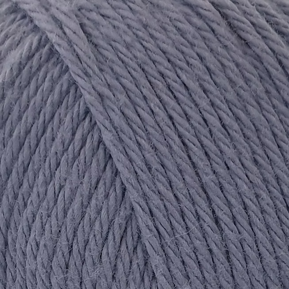 close up of grey yarn.