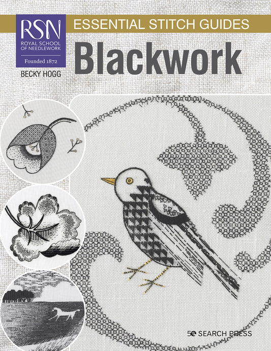 RSN ESSENTIAL STITCH GUIDES: BLACKWORK - BECKY HOGG