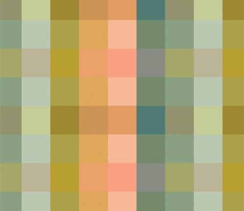 COLOR BLOCKS MATCHA - SLOW SUMMER COLLECTION - ART GALLERY FABRICS 100% PREMIUM COTTON