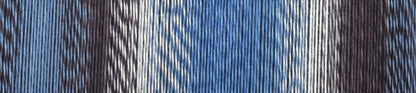 Image shows colour palette of Schoppel Crazy Cotton 4ply/sock.  The colour is Sea and more, with shades of blue, grey and cream. 