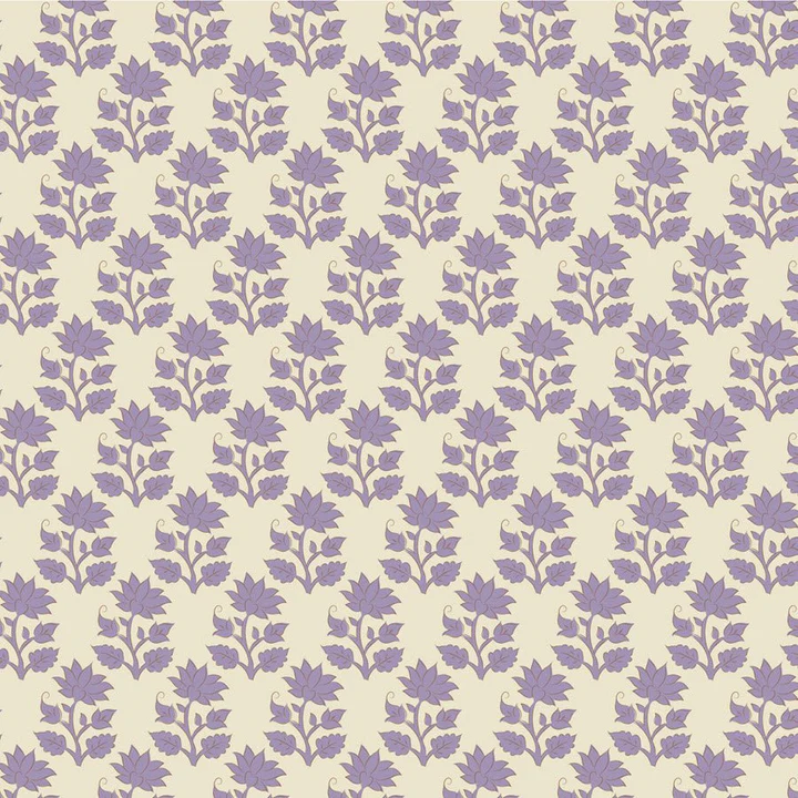 SANCTUARY - MIRA - LAVENDAR - TILDA DESIGNER 100% PREMIUM COTTON PRINTED FABRIC