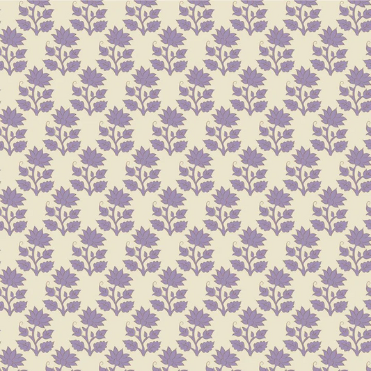 SANCTUARY - MIRA - LAVENDAR - TILDA DESIGNER 100% PREMIUM COTTON PRINTED FABRIC