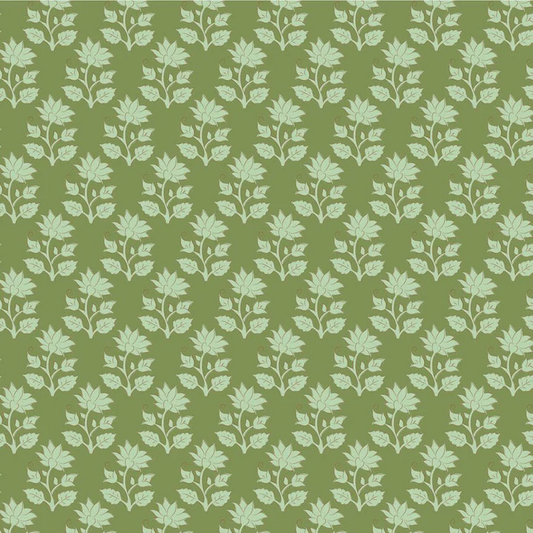 SANCTUARY - MIRA - MOSS - TILDA DESIGNER 100% PREMIUM COTTON PRINTED FABRIC