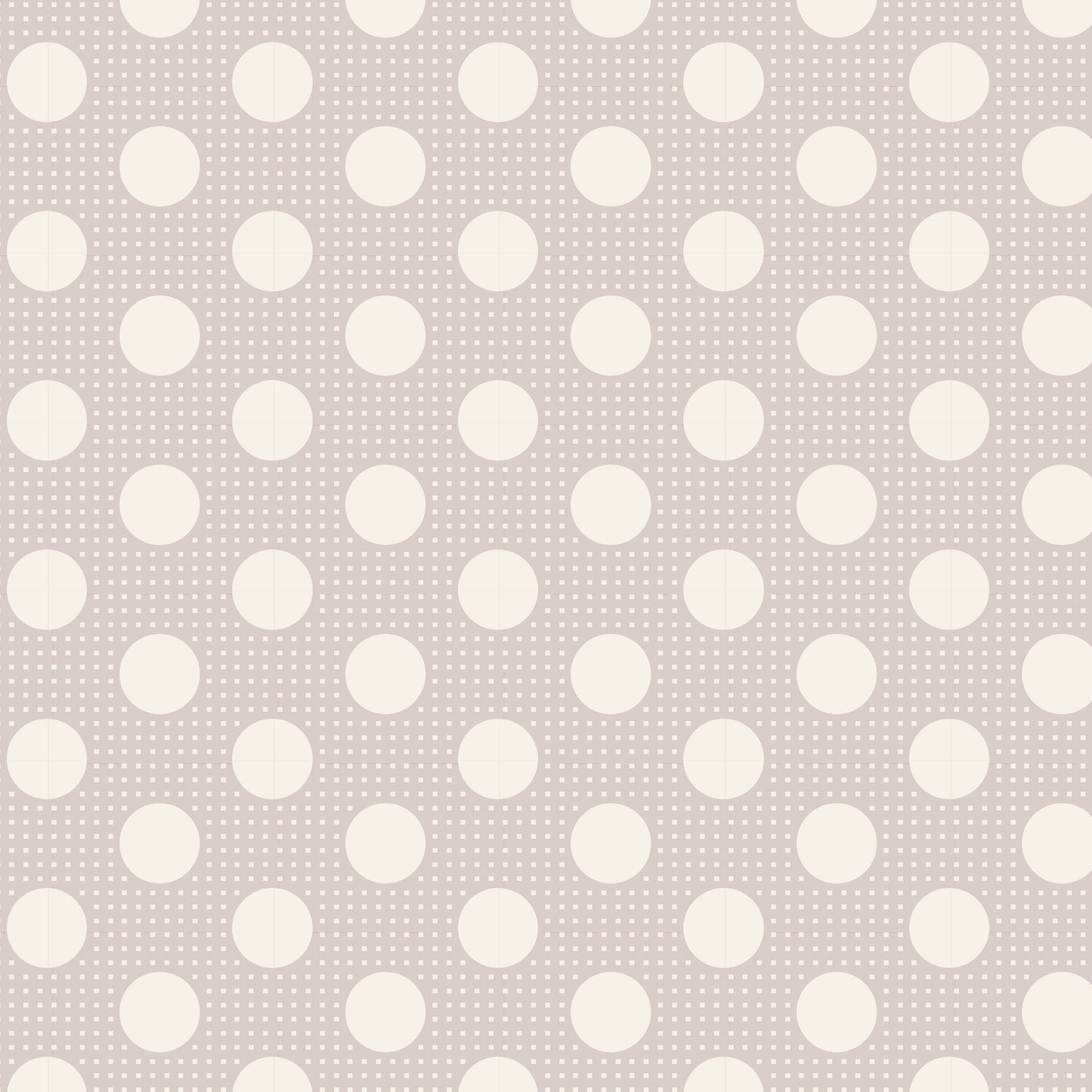 MEDIUM DOTS - LIGHT GREY - TILDA BASICS 100% PREMIUM COTTON PRINTED FABRIC