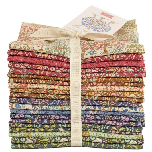 SANCTUARY 20 X FAT QUARTERS BUNDLE - TILDA DESIGNER 100% PREMIUM COTTON PRINTED FABRIC