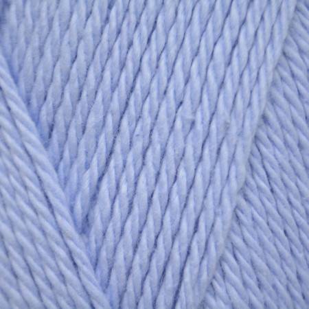 close up of blue yarn.