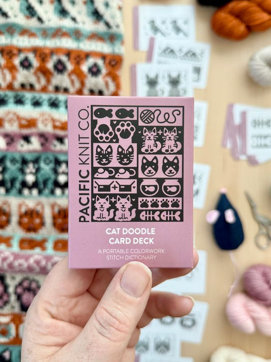 CAT EXPANSION DOODLE DECK BY PACIFIC KNIT CO.