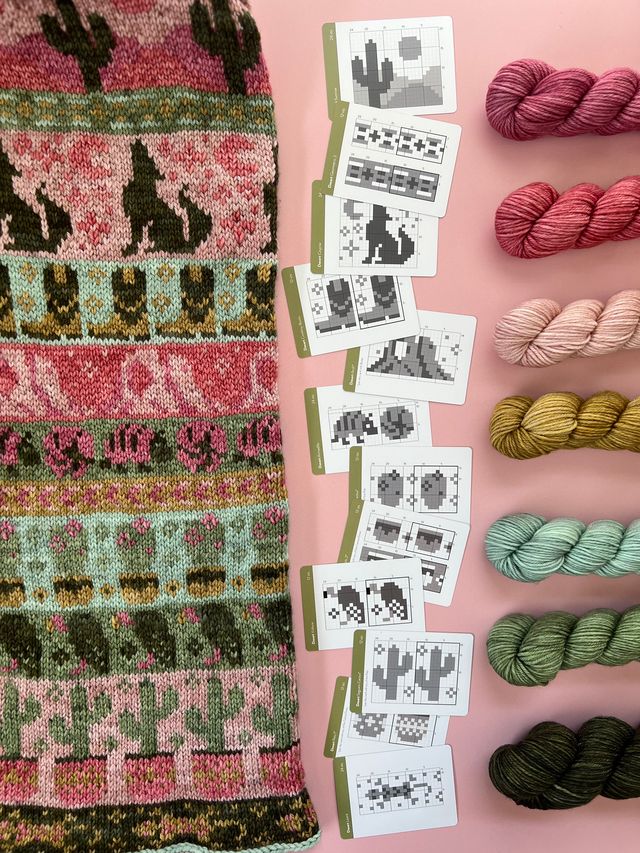DESERT EXPANSION DOODLE DECK BY PACIFIC KNIT CO.