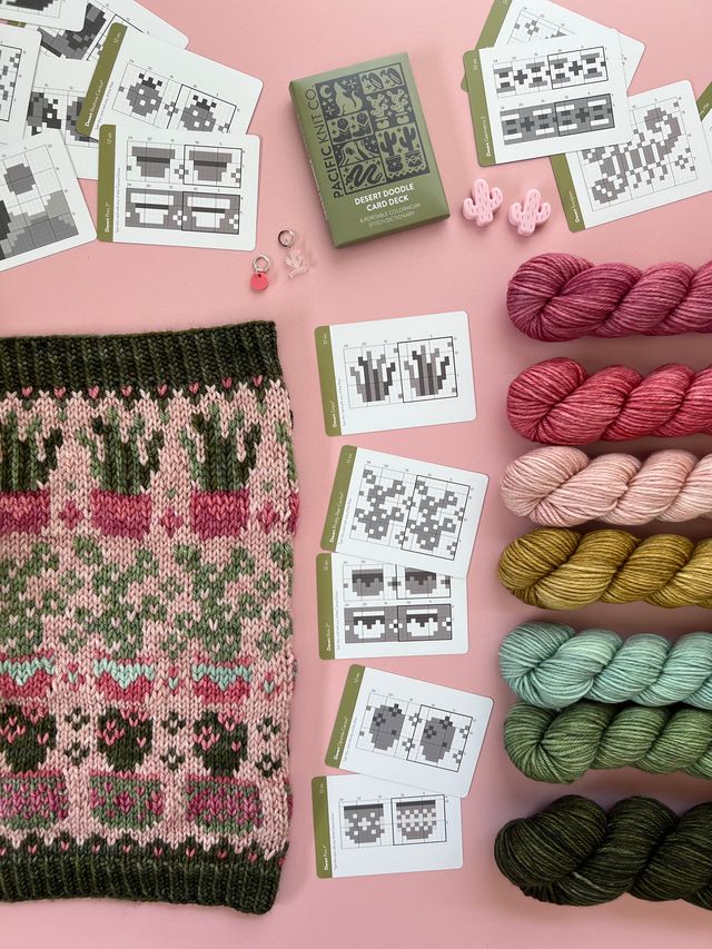 DESERT EXPANSION DOODLE DECK BY PACIFIC KNIT CO.