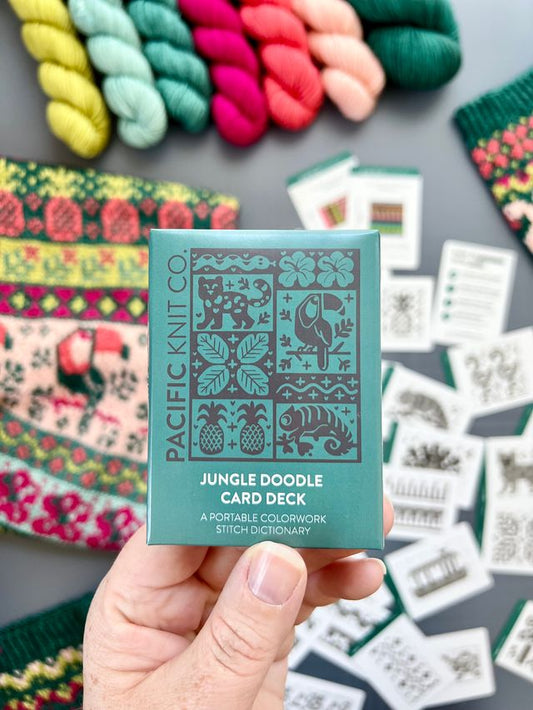 JUNGLE EXPANSION DOODLE DECK BY PACIFIC KNIT CO.